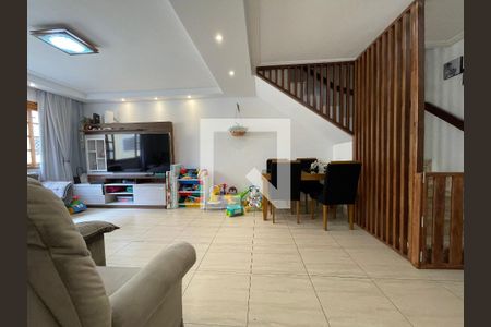 Sala de casa de condomínio à venda com 4 quartos, 128m² em Vila Tiradentes, São Paulo