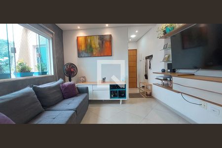 Sala de apartamento à venda com 2 quartos, 100m² em Vila Metalúrgica, Santo André