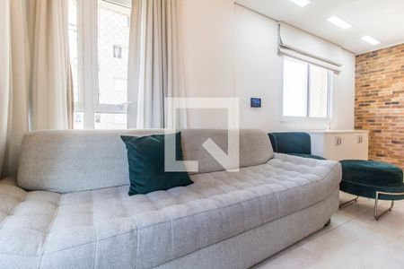 Sala de TV de apartamento para alugar com 2 quartos, 86m² em Sítio Tamboré Alphaville, Barueri