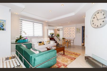 Sala de Estar de apartamento à venda com 3 quartos, 137m² em Jardim Anália Franco, São Paulo