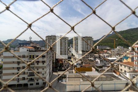 Sala Varanda Vista de apartamento à venda com 1 quarto, 66m² em Rio Comprido, Rio de Janeiro