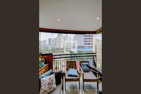 Varanda da Sala de apartamento à venda com 3 quartos, 89m² em Vila Regente Feijó, São Paulo