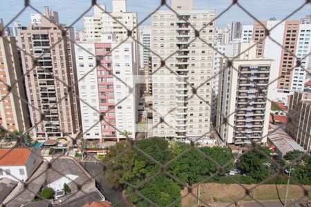 VISTA DA SACADA de apartamento à venda com 1 quarto, 46m² em Cambuí, Campinas