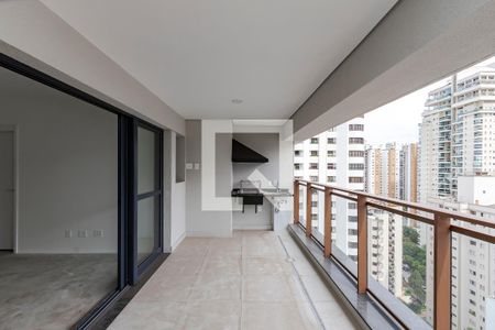 Varanda da Sala de apartamento à venda com 2 quartos, 109m² em Campo Belo, São Paulo