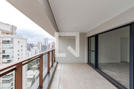 Varanda da Sala de apartamento à venda com 2 quartos, 109m² em Campo Belo, São Paulo