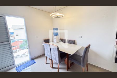 Sala de Jantar de apartamento à venda com 2 quartos, 49m² em Vila Curuçá, Santo André