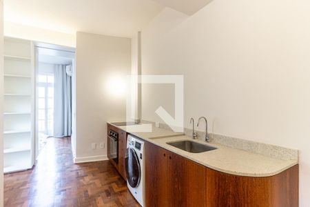 Cozinha de apartamento para alugar com 1 quarto, 45m² em Higienópolis, São Paulo