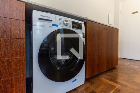 Cozinha de apartamento para alugar com 1 quarto, 45m² em Higienópolis, São Paulo