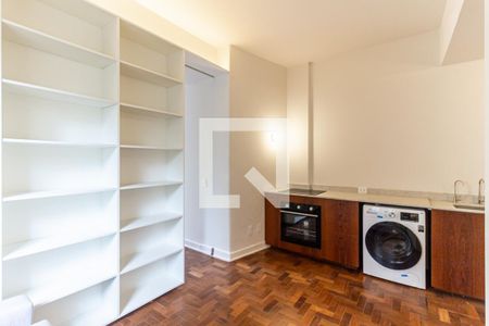 Sala de apartamento para alugar com 1 quarto, 45m² em Higienópolis, São Paulo