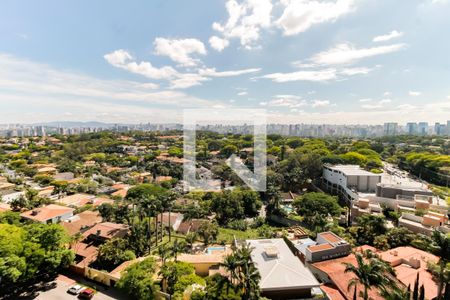 Vista da Varanda de apartamento à venda com 3 quartos, 230m² em Jardim Leonor, São Paulo