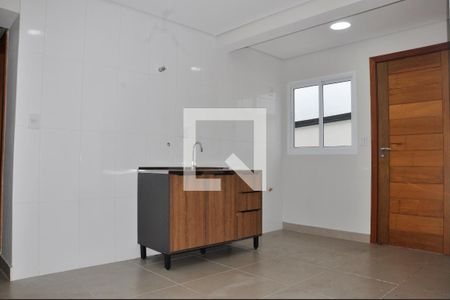 Detalhe - Sala e Cozinha de casa para alugar com 1 quarto, 45m² em Freguesia do Ó, São Paulo