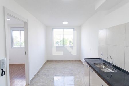 Sala/Cozinha de apartamento para alugar com 1 quarto, 25m² em Jardim Jaú (zona Leste), São Paulo