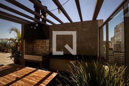 Studio para alugar com 23m², 1 quarto e 1 vaga Studio para alugar com 23m², 1 quarto e 1 vagaÁrea comum - Churrasqueira