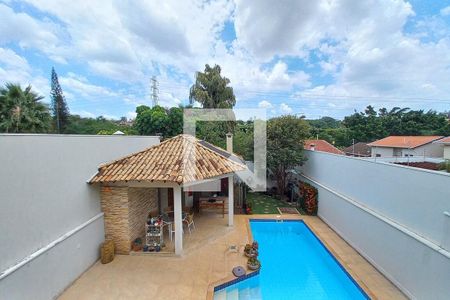 Vista da Varanda de casa de condomínio à venda com 3 quartos, 340m² em Jardim Santa Marcelina, Campinas