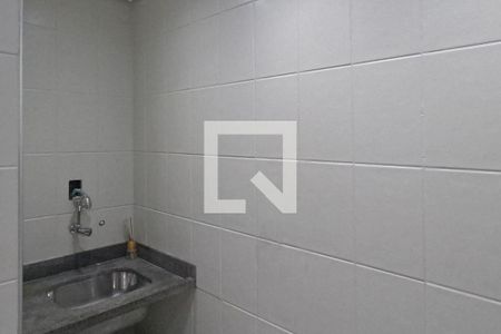 Cozinha de kitnet/studio para alugar com 1 quarto, 28m² em Itararé, Santos