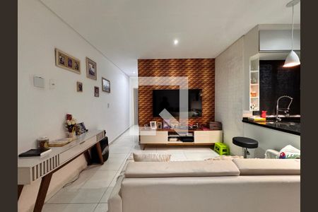 Sala de apartamento à venda com 2 quartos, 100m² em Jardim das Maravilhas, Santo André