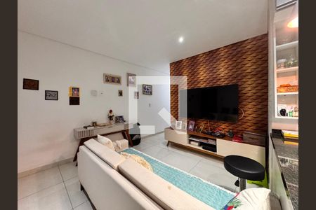 Sala de apartamento à venda com 2 quartos, 100m² em Jardim das Maravilhas, Santo André