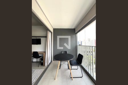 Varanda de kitnet/studio para alugar com 1 quarto, 31m² em Vila Clementino, São Paulo