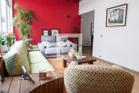 Sala de apartamento à venda com 4 quartos, 140m² em Santo Antônio, Belo Horizonte