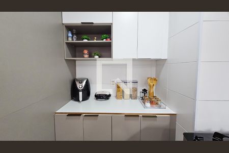 Cozinha de apartamento à venda com 1 quarto, 34m² em Jurubatuba, São Paulo