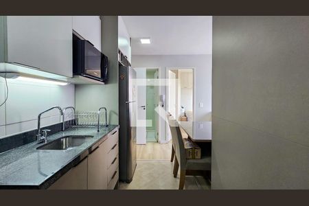 Cozinha de apartamento à venda com 1 quarto, 34m² em Jurubatuba, São Paulo