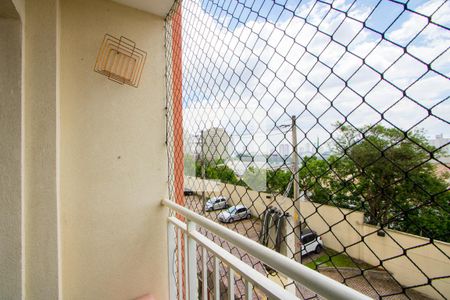 Varanda da sala de apartamento à venda com 2 quartos, 50m² em Vila Homero Thon, Santo André