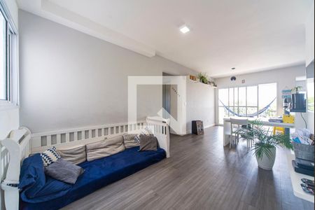 Sala de apartamento para alugar com 2 quartos, 64m² em Vila Eldízia, Santo André