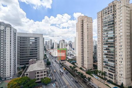 Vista da varanda de apartamento à venda com 2 quartos, 82m² em Santo Amaro, São Paulo