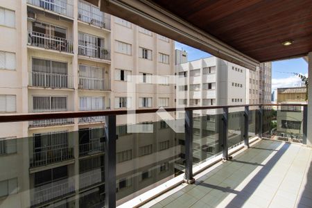 Varanda da Sala de apartamento para alugar com 3 quartos, 127m² em Cambuí, Campinas