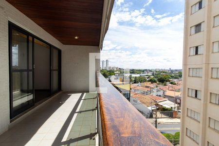 Varanda da Sala de apartamento para alugar com 3 quartos, 127m² em Cambuí, Campinas