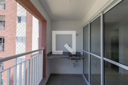 Varanda e Área de Serviço  de apartamento à venda com 2 quartos, 49m² em Burgo Paulista, São Paulo