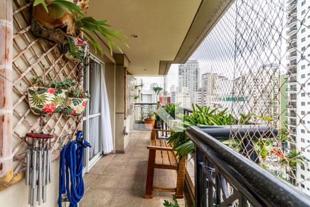 Varanda de apartamento à venda com 3 quartos, 200m² em Paraíso, São Paulo