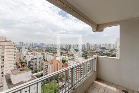 Varanda da Sala de apartamento para alugar com 3 quartos, 325m² em Brooklin, São Paulo