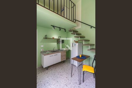 Sala/Cozinha de apartamento para alugar com 1 quarto, 25m² em Vila do Conde, Barueri