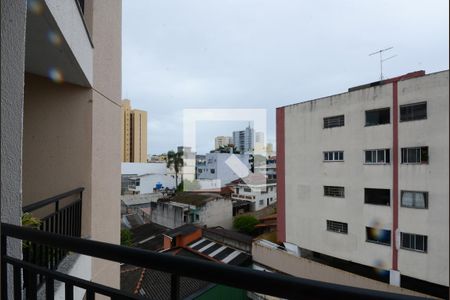 Varanda da sala  de apartamento à venda com 2 quartos, 54m² em Baeta Neves, São Bernardo do Campo