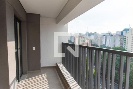 Varanda Sala de apartamento à venda com 1 quarto, 40m² em Liberdade, São Paulo