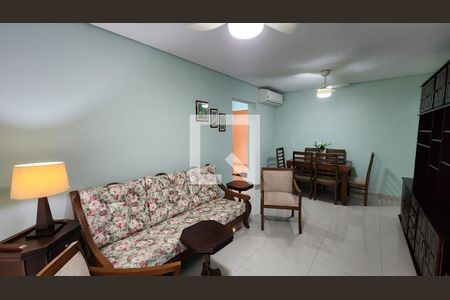 Sala de apartamento para alugar com 2 quartos, 80m² em Gonzaga, Santos