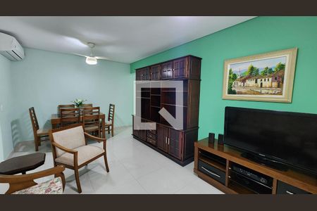 Sala de apartamento para alugar com 2 quartos, 80m² em Gonzaga, Santos