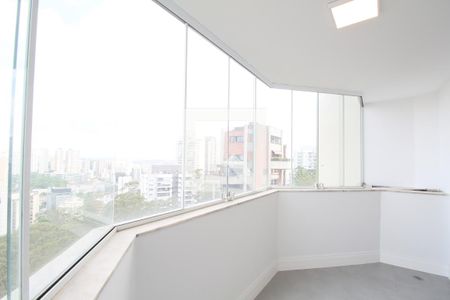 Varanda da Sala de apartamento à venda com 3 quartos, 87m² em Vila Andrade, São Paulo