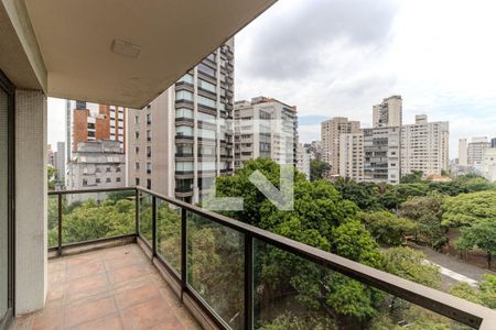 Varanda de apartamento à venda com 4 quartos, 234m² em Higienópolis, São Paulo