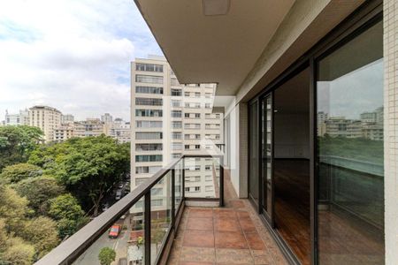 Varanda de apartamento à venda com 4 quartos, 234m² em Higienópolis, São Paulo