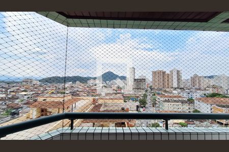 Varanda da sala de apartamento para alugar com 3 quartos, 257m² em Boqueirão, Praia Grande