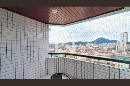 Varanda da sala de apartamento para alugar com 3 quartos, 257m² em Boqueirão, Praia Grande