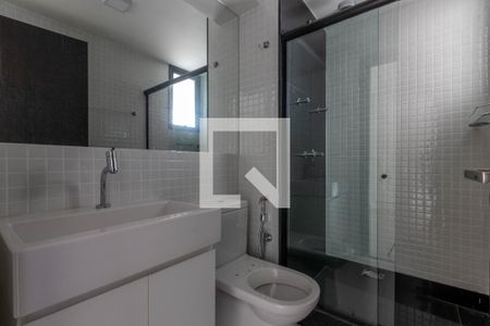 Banheiro de apartamento para alugar com 1 quarto, 46m² em Centro, Belo Horizonte