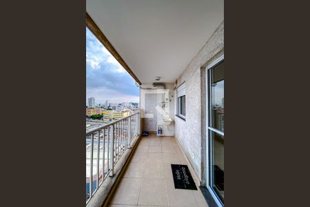 Varanda da Sala de apartamento à venda com 1 quarto, 35m² em Mooca, São Paulo