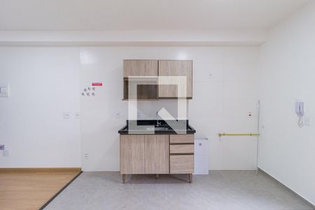 Sala e cozinha de apartamento à venda com 1 quarto, 34m² em Centro, Osasco