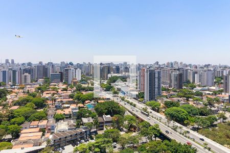 Sala - Vista de apartamento para alugar com 2 quartos, 69m² em Brooklin, São Paulo