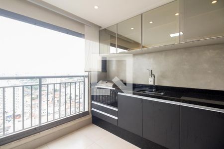 Varanda Gourmet  de apartamento para alugar com 2 quartos, 68m² em Vila Gomes Cardim, São Paulo