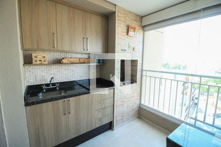 Varanda da Sala de apartamento à venda com 3 quartos, 79m² em Vila Bertioga, São Paulo