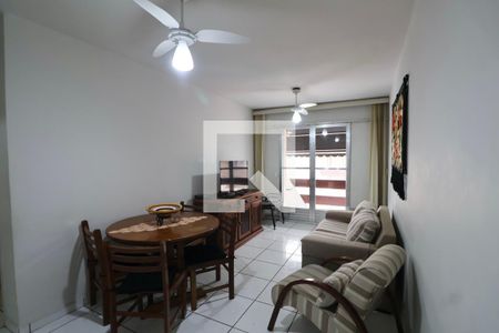 Sala de apartamento para alugar com 2 quartos, 65m² em Balneario Cidade Atlantica, Guarujá